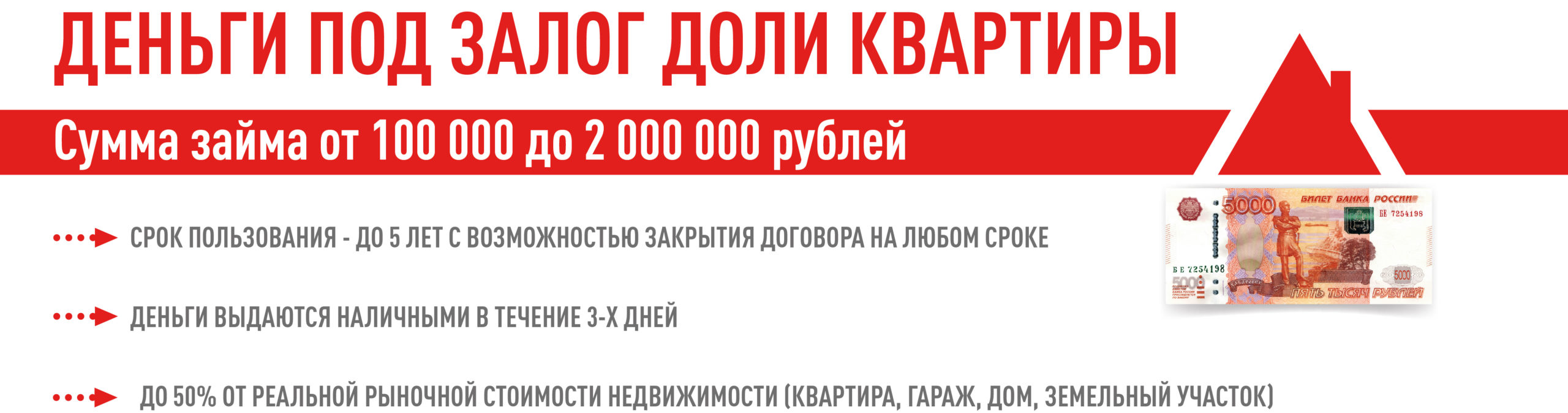 Как оформить кредит под залог доли в квартире? - Тюмень